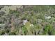 A captivating aerial perspective of properties ensconced by verdant trees, providing a secluded and natural environment at 16318 Hamilton Dr, Orlando, FL 32833