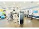 This is a brightly lit fitness center with modern workout equipment and wall-mounted televisions at 2706 Vermillion Ct, St Cloud, FL 34771