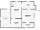 A detailed floorplan of a cozy home showcasing the layout of each room at 2730 W Highland St, Lakeland, FL 33815