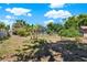 Spacious backyard featuring tropical foliage and the rear of a screened in pool at 30 Cornwall Ct, Casselberry, FL 32707
