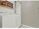 Bright laundry room with modern washer and dryer at 451 Hunter Cir, Kissimmee, FL 34758