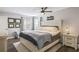 Cozy bedroom featuring a comfortable bed, soft lighting, and decorative accents at 509 Shane Cir, Winter Springs, FL 32708