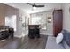 Stylish living room featuring a wet bar and seating for guests at 509 Shane Cir, Winter Springs, FL 32708