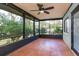 Screened patio provides an ideal space to relax and enjoy the outdoors with views of the backyard at 509 Shane Cir, Winter Springs, FL 32708