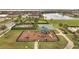 Community playground with slides, basketball court, green space, and lake views, perfect for Gathering fun at 5095 Caspian St, St Cloud, FL 34771