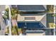 An aerial view of houses with solar panels on the roof at 1129 Blue Garden Dr, Deland, FL 32720