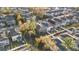 Aerial view of a neighborhood showcasing well-maintained homes and landscaping at 1129 Blue Garden Dr, Deland, FL 32720