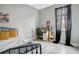 Bedroom featuring desk, chair and bed with geometric pattern at 13227 Spring Grove Way, Winter Garden, FL 34787