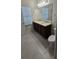 Spacious bathroom featuring a dual sink vanity and modern fixtures at 15471 Honeybell Dr, Winter Garden, FL 34787