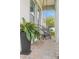 Cozy porch featuring a charming hanging chair, perfect for relaxing outdoors at 2949 Marlberry Ln, Clermont, FL 34714