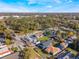 An aerial shot displaying the location of the house within its community setting at 434 E Harding St, Orlando, FL 32806