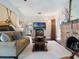 Cozy living room with a decorative fireplace, and stylish decor at 434 E Harding St, Orlando, FL 32806