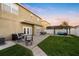 This home includes an outdoor patio with room to entertain and a grassy area with a pergola at 5278 Walnut Ridge Dr, Orlando, FL 32829
