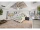 Spacious main bedroom featuring a decorative ceiling, with large windows and ample natural light at 5278 Walnut Ridge Dr, Orlando, FL 32829