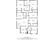 Second floor plan includes multiple bedrooms, bathrooms, and a loft space with dimensions at 7702 Fairfax Dr, Kissimmee, FL 34747