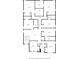 Second floor plan includes multiple bedrooms, bathrooms, and a loft space at 7702 Fairfax Dr, Kissimmee, FL 34747