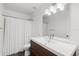 Bathroom featuring a vanity with a modern light fixture at 1063 Eagles Forrest, Apopka, FL 32712