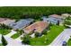 Aerial view of a landscaped homes in a well maintained residential community at 1368 Del Mar Dr, Kissimmee, FL 34759
