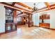Open-concept living area featuring custom wood accents and cabinetry at 1612 E Washington St, Orlando, FL 32803