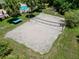 Aerial view of the community sand volleyball court at 2040 Royal Bay Blvd # 30, Kissimmee, FL 34746