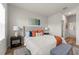 Bright bedroom with modern furniture, neutral tones, and cozy décor at 2415 Sw 165Th Pl, Ocala, FL 34473