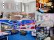 Collage of themed bedrooms, living room and entertainment room at 3356 Lilac Way, Davenport, FL 33897