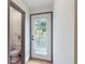 Bathroom with door and window at 660 Celebration Ave # 220, Celebration, FL 34747