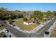 An aerial view of a home with a large yard, showcasing its corner lot location at 925 Valleydale Ave, Deland, FL 32720