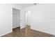 Bedroom with vinyl flooring and a closet for storage at 925 Valleydale Ave, Deland, FL 32720