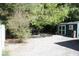 View of the backyard shed and some yard space at 115 W King St, Orlando, FL 32804
