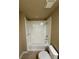 Bright bathroom featuring a bathtub with tiled surround at 155 S Court Ave # 1506, Orlando, FL 32801