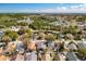Vast aerial view of the residential community, featuring tree-lined streets and homes with well-maintained yards at 2112 White Eagle St, Clermont, FL 34714