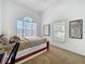 Cozy bedroom with neutral carpet, lots of natural light, and closet space at 2112 White Eagle St, Clermont, FL 34714