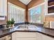 Close-up of the kitchen sink features a picturesque view from the window at 2112 White Eagle St, Clermont, FL 34714