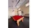 Game room featuring a classic pool table with red felt, perfect for recreation and resident enjoyment at 2624 Robert Trent Jones Dr # 633, Orlando, FL 32835