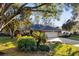 Charming single-story home showcasing lush landscaping and a convenient two-car garage at 33333 Somerset Dr, Leesburg, FL 34788