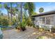 Spacious backyard deck with room for outdoor seating, plus a hammock for relaxing in the Florida sun at 430 S Virginia Ave, Sanford, FL 32771