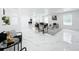 Modern living room showcasing an open layout, white marble flooring, and contemporary furniture at 758 Osceola Dr, Sanford, FL 32773