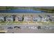 Aerial view of the neighborhood homes by the lake at 11356 Sunsail Ave, Orlando, FL 32832