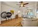 Bright living room featuring hardwood floors and open floor plan at 13067 Woodford St, Orlando, FL 32832