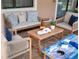 Cozy outdoor seating area with comfortable furniture, perfect for entertaining at 1445 Rolling Fairway Dr, Davenport, FL 33896
