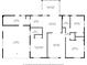 Detailed floor plan illustrating the layout of the home, including the kitchen, bedrooms, and living spaces at 1612 Eastbrook Blvd, Winter Park, FL 32792