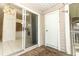 View from screened porch leading into property's sliding glass doors at 164 Reserve Cir # 208, Oviedo, FL 32765
