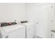 Well-lit laundry room with modern appliances and a clean, functional design for convenience at 3213 Viceroy Ct, Poinciana, FL 34759