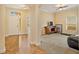 Open foyer leading to living area featuring neutral tones, tiled floors, and natural light at 3783 Moon Dancer Pl, St Cloud, FL 34772