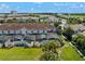 Aerial view of the community showcasing the screened in pools at 4895 Clock Tower Dr, Kissimmee, FL 34746