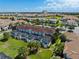 Aerial view of the community showcasing the community layout and surrounding area at 4895 Clock Tower Dr, Kissimmee, FL 34746
