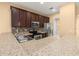 Kitchen with granite countertops, stainless steel appliances, and tile backsplash at 5252 Hidden Cypress Ln, Oviedo, FL 32765