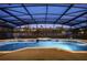 Inviting screened pool area for relaxation and enjoyment and great outdoor views at 5337 Foxshire Ct, Orlando, FL 32819