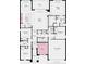 Detailed floorplan showcasing the layout of the home, including bedrooms, bathrooms, kitchen, living spaces and a 2-car garage at 5640 Nevis Ter, Kissimmee, FL 34758